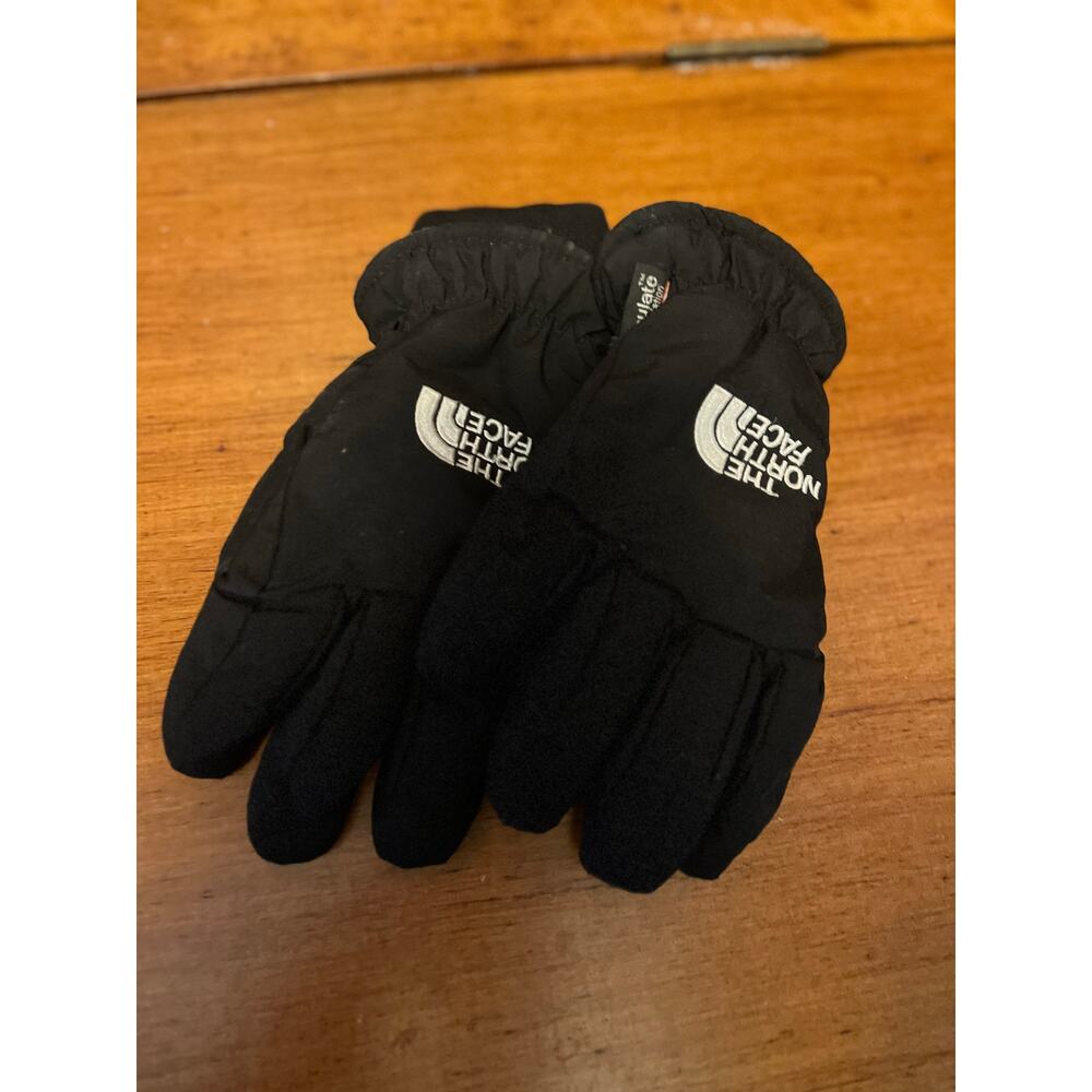 THE NORTH FACE Black Ski Youth Gloves Size Medium Sports Winter